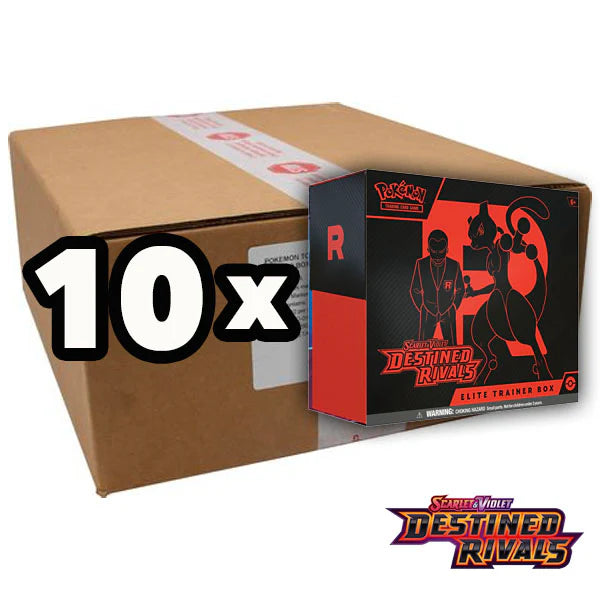 Pokémon Destined Rivals Elite Trainer Box Case (10x ETB)
