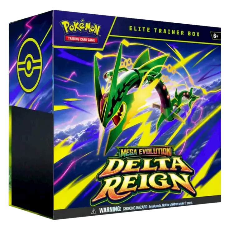 Pre-order: Delta Reign Elite Trainer Box – Pokémon Mega Evolution