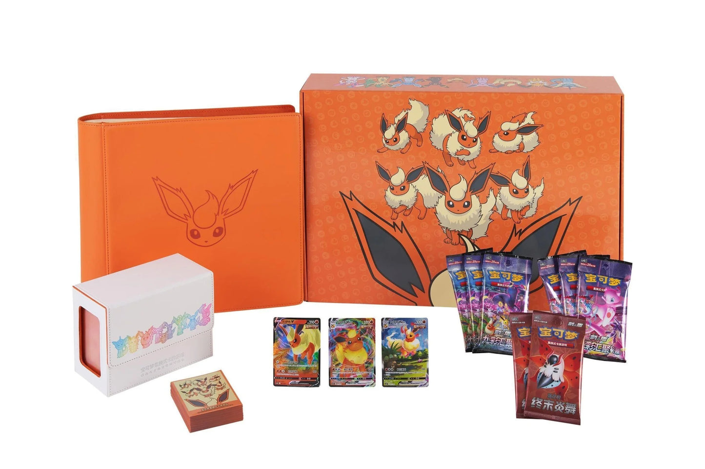 Pokémon Flareon VMAX Advanced Gift Box Chinees