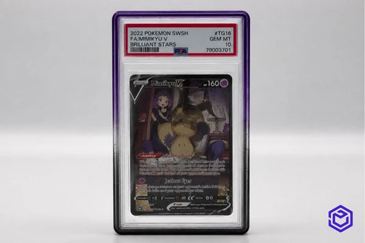 Ace Acryl Guard – PSA Slab Beschermer Zwart/Paars