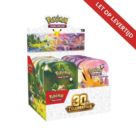Pokémon 30th Anniversary Mini-Tin-Display | Vorbestellung