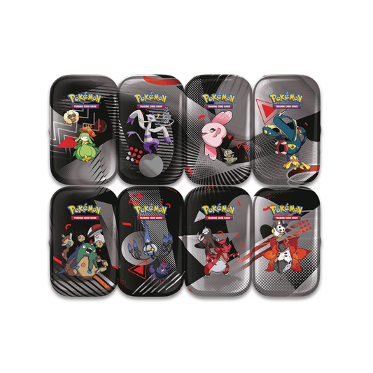 Black Bolt & White Flare Mini Tin