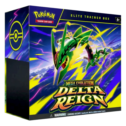 Pre-order: Delta Reign Elite Trainer Box – Pokémon Mega Evolution