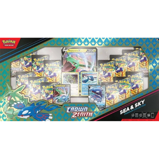 Pokemon Crown Zenith - Sea & Sky Premium Collection (14 Boosters)