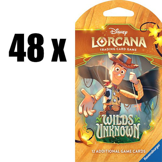 Disney Lorcana - Wilds unknown Sleeved Booster case (48x)