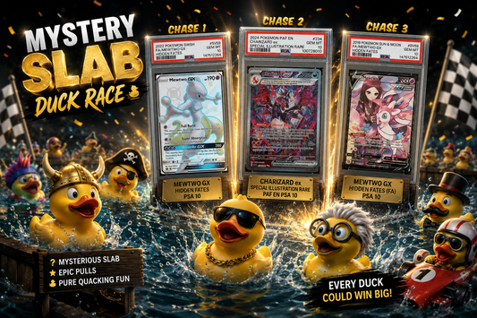 Mystery slab duck race