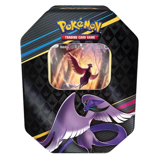 Crown Zenith Galarian Articuno Tin