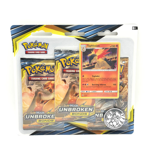 Unbroken Bonds 3-Pack Blister Typhlosion